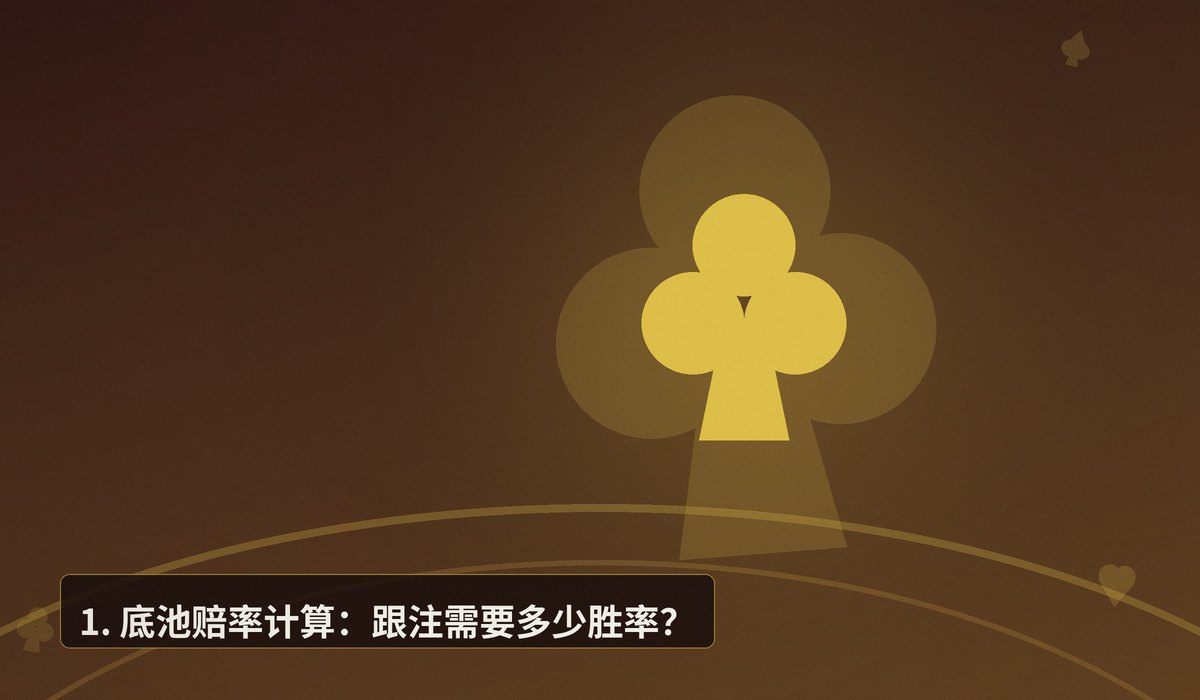 底池赔率计算四大公式 - 底池赔率计算四大公式:德州扑克玩家必学的稳健决策工具