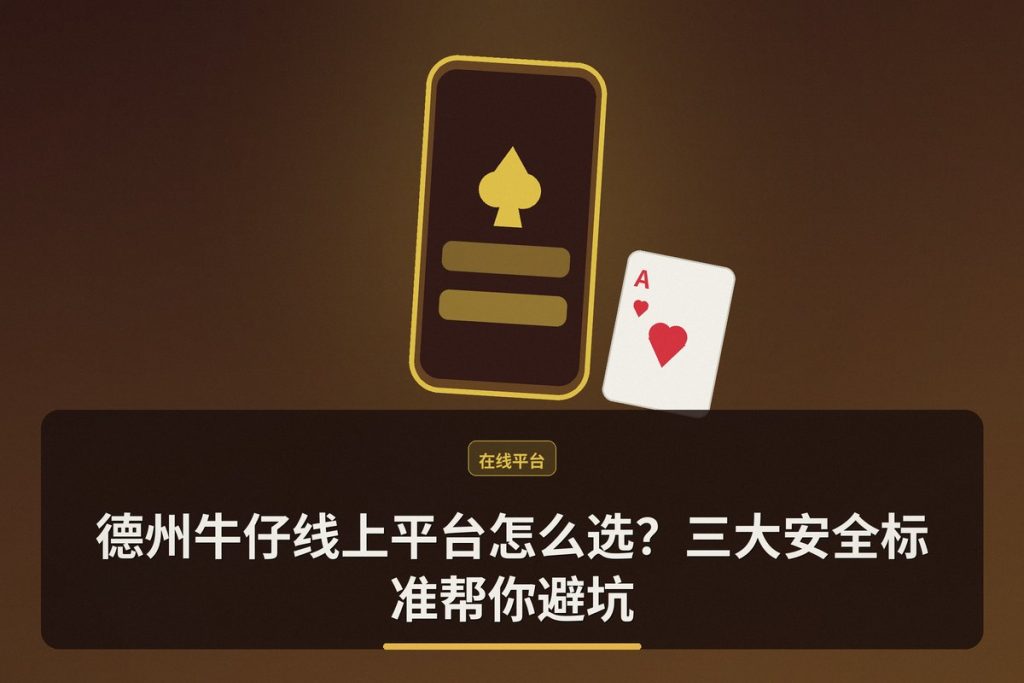 德州牛仔线上平台怎么选？三大安全标准帮你避坑