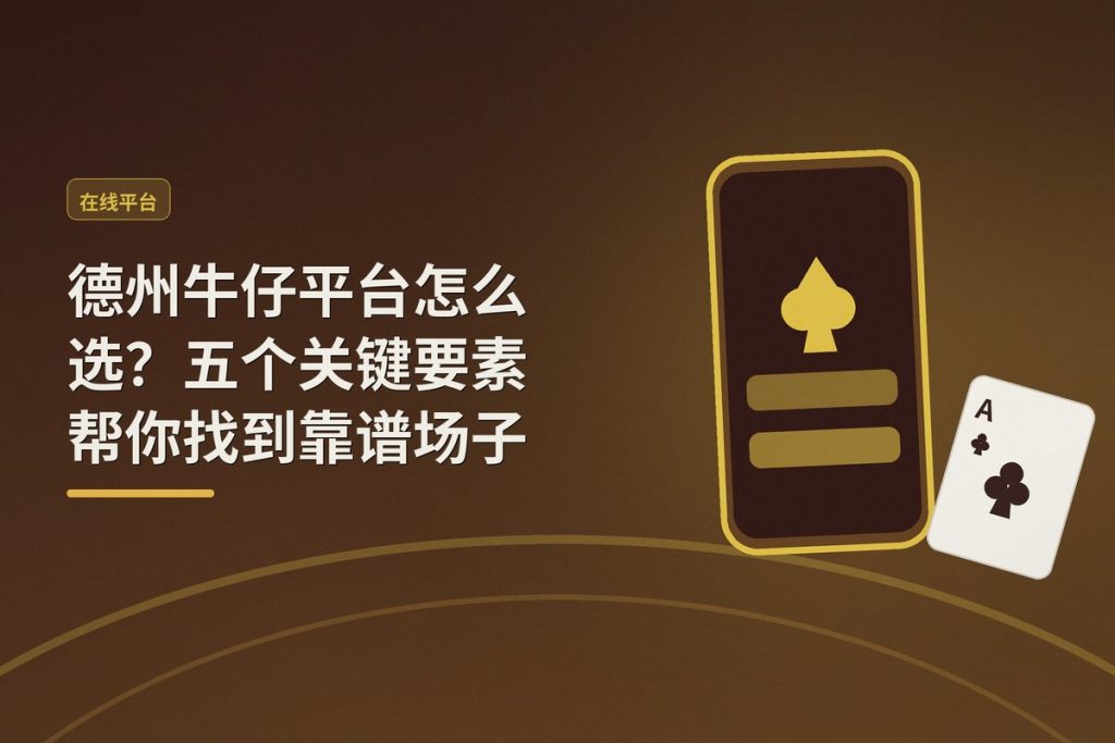 德州牛仔平台怎么选？五个关键要素帮你找到靠谱场子