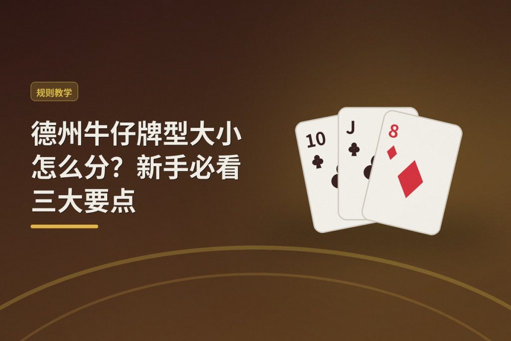 德州牛仔牌型大小怎么分？新手必看三大要点