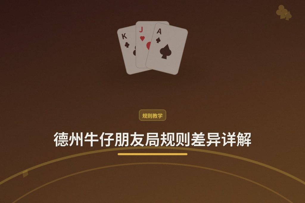 德州牛仔朋友局规则差异详解：三大常见变体与应对技巧
