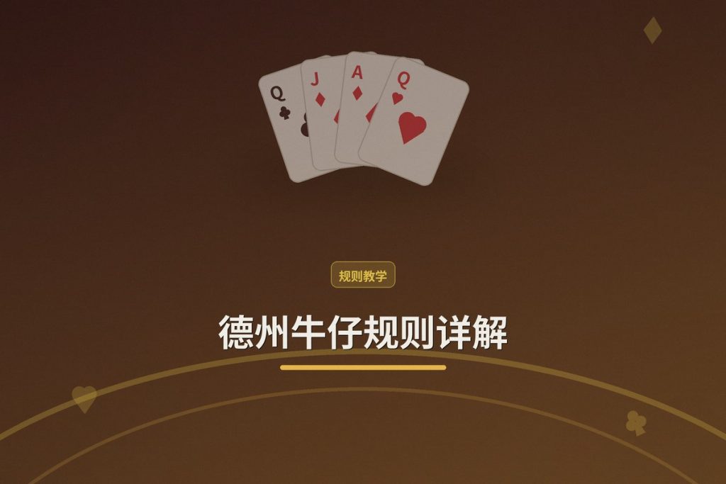 德州牛仔规则详解：新手必看的玩法与牌型指南