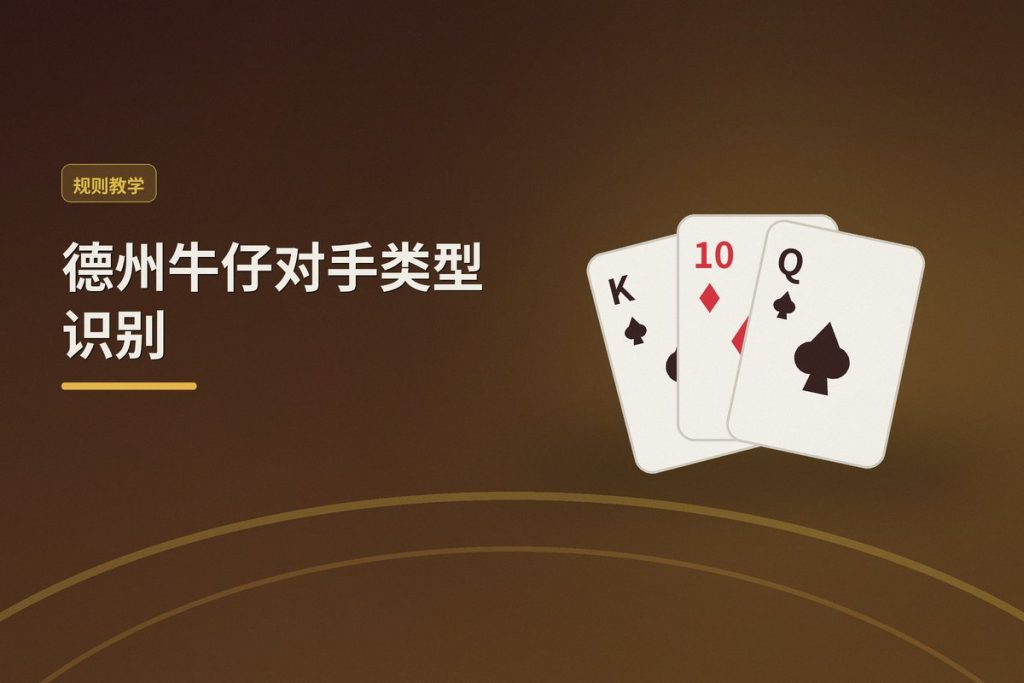德州牛仔对手类型识别：新手必学的三种典型玩家打法应对