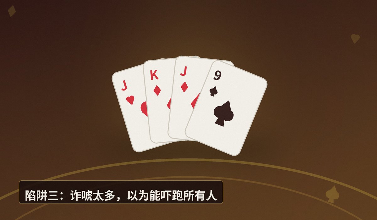 新手必知四个陷阱 - 新手玩德州牛仔常踩的四个陷阱,你中了几个?