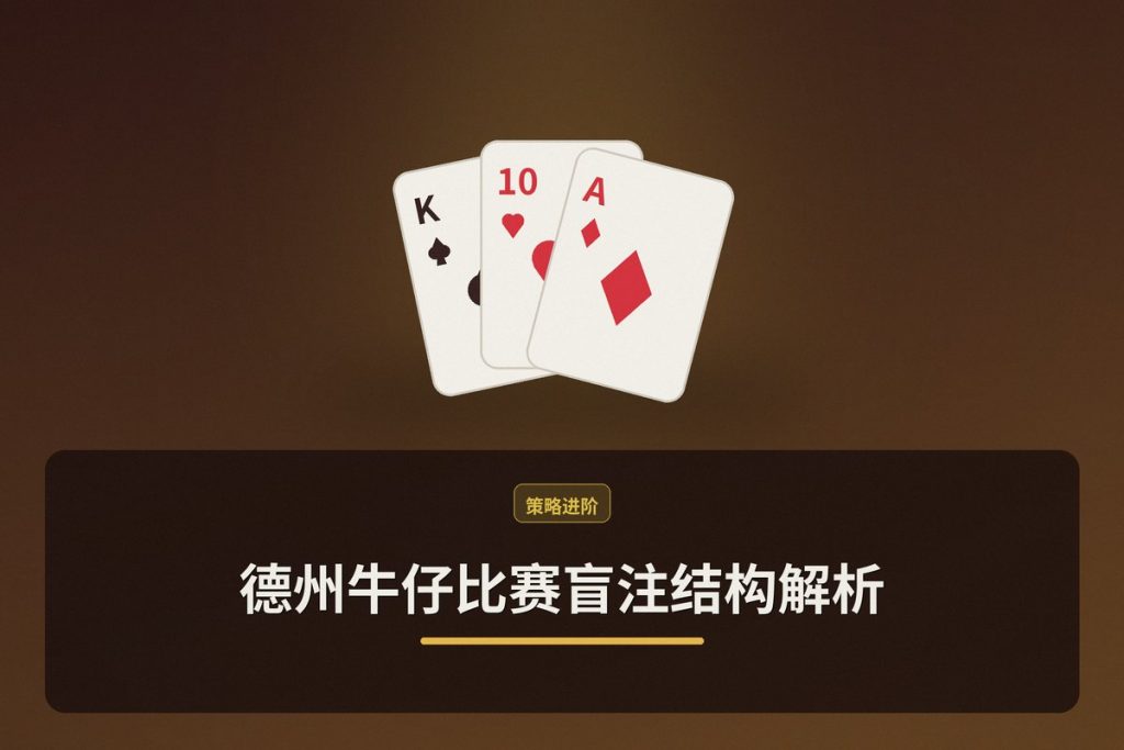 德州牛仔比赛盲注结构解析：三个关键阶段让你打法更稳
