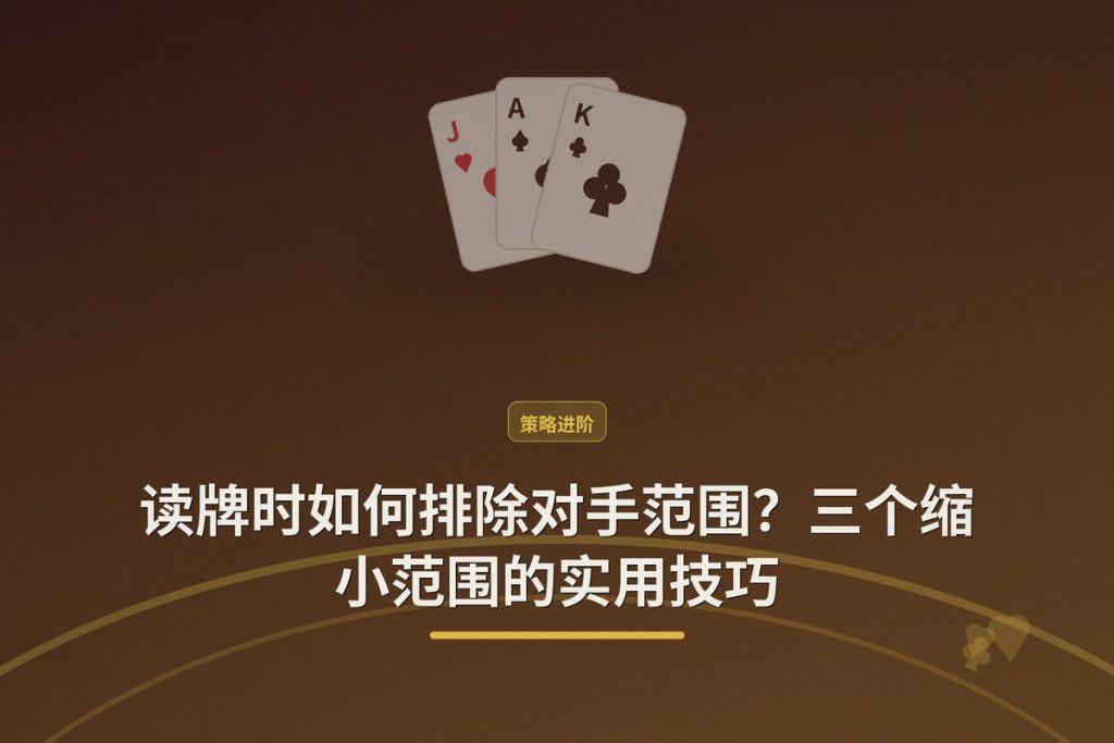 读牌时如何排除对手范围？三个缩小范围的实用技巧
