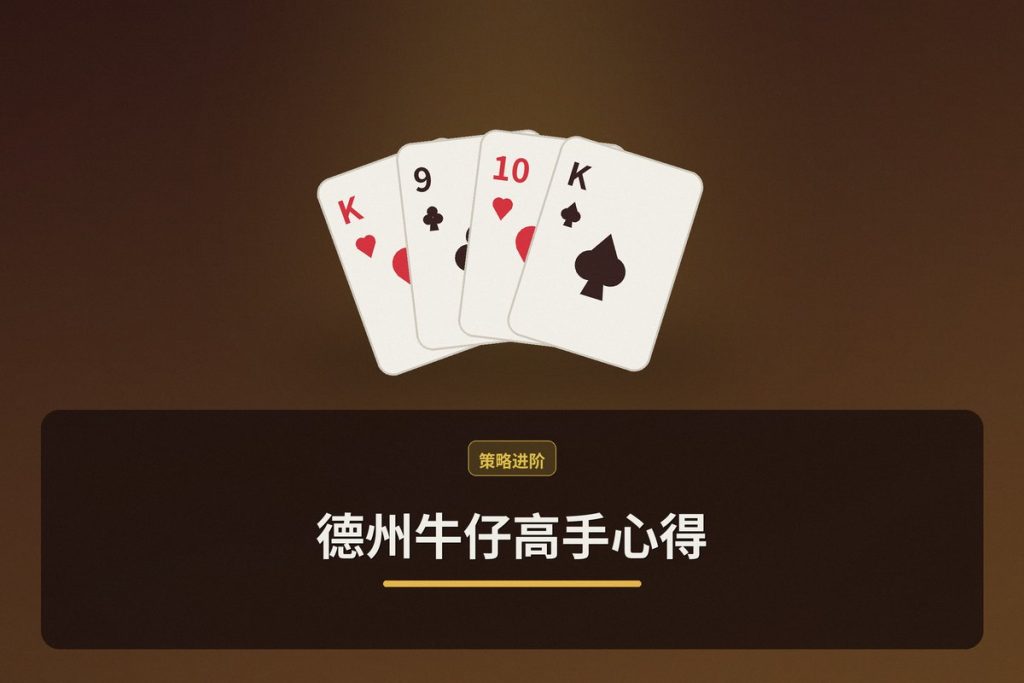 德州牛仔高手心得：打好这三步，赢牌更稳更轻松