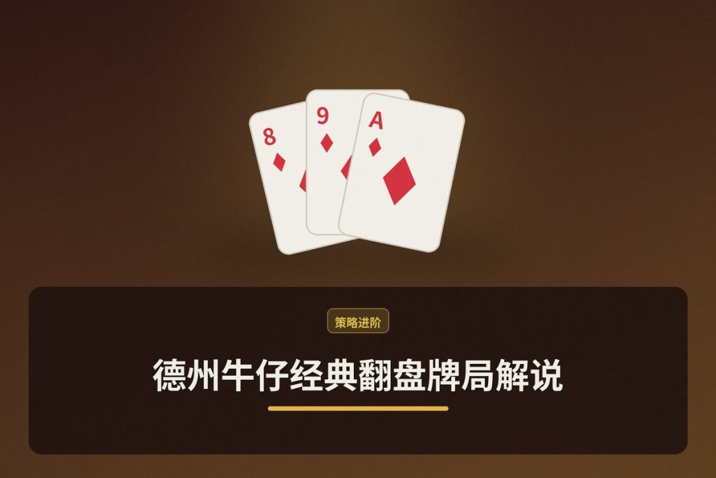 德州牛仔经典翻盘牌局解说：三个反败为胜的关键打法
