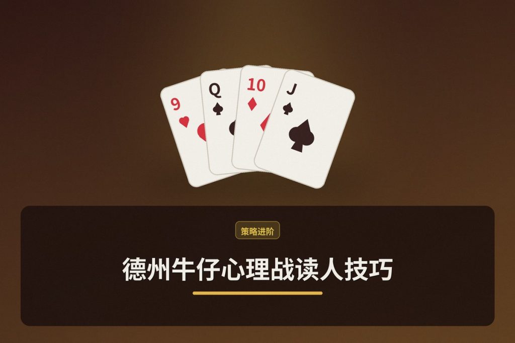 德州牛仔心理战读人技巧：三招看穿对手底牌范围