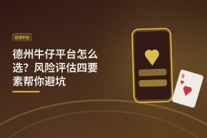 德州牛仔平台怎么选？风险评估四要素帮你避坑
