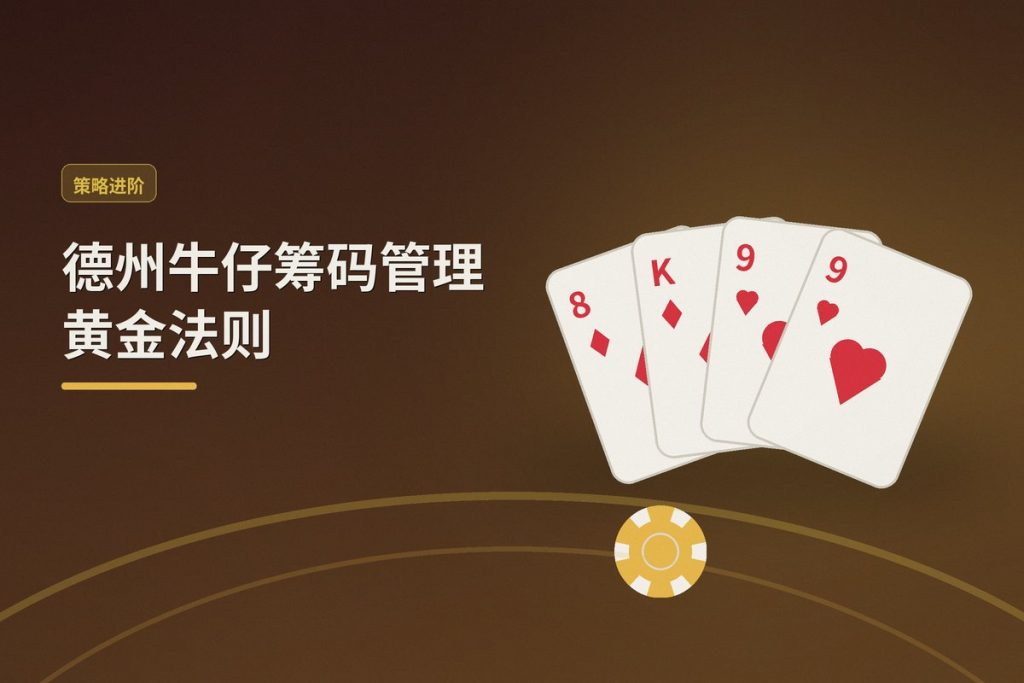 德州牛仔筹码管理黄金法则：10个技巧让打法更稳
