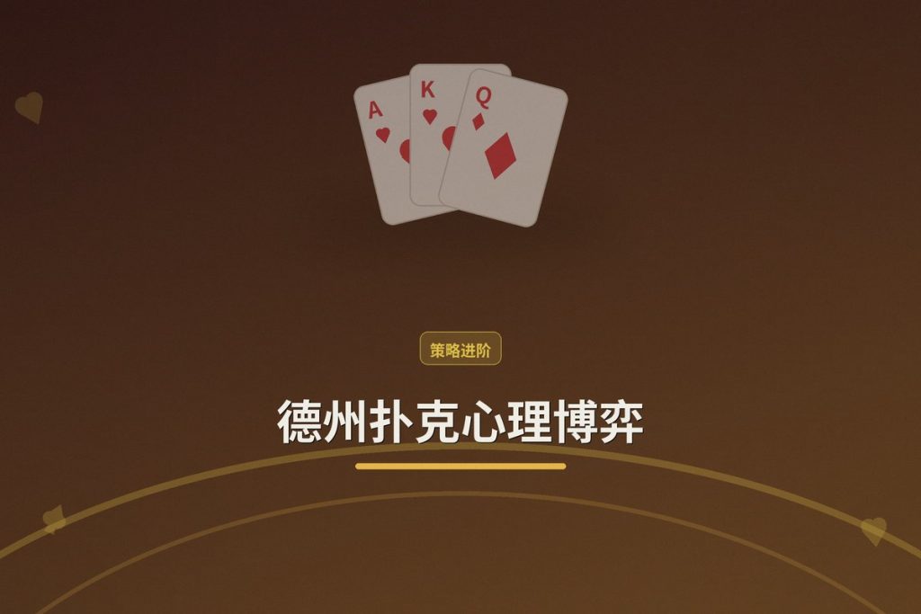德州扑克心理博弈：虚张声势的最佳时机与三大实用技巧