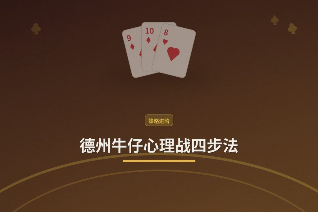 德州牛仔心理战四步法：从读心到控场，让打法更稳